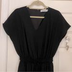 The Editor’s Market Moll V-Neck Jumpsuit in Black Photo 9