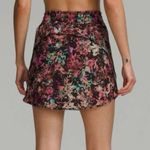 Lululemon Hotty Hot High Rise Skort Stencil Blossom Multicolor Tennis Athletic 8 Black Photo 2