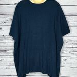 CAbi NWT Size M/L Sapphire Teal Oversized Sweater Flex Poncho w/ Pockets Photo 1