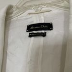 Massimo Dutti  white ivory tweed knit lightweight blazer jacket size US 2 Photo 1