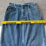 Vintage 80s 90s Calvin Klein Blue Denim Jean Mini Pencil Skirt Sz 6 Fits 0 2 4 Photo 6