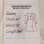 U. Peach White Ruffled Hem Faux Wrap Dress Sleeveless Size S White Photo 7