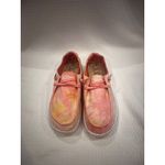 Hey Dude Wendy Tie Dye Lemon Ombre Pink Yellow Shoes Women’s Size 10 Photo 1