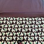 Old Navy  NWOT brown/tan/green print clutch‎ 12x7x2 Photo 7