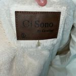 Ci Sono Light Cream Bomber Jacket with Zippers Photo 7