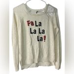 Red Camel  Cream Sweater with Festive Text Photo 1