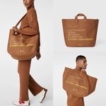 FIGS Mocha A Very Large Needle Tote Rare Limited Edition NWT Photo 1