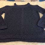 International concepts Cold Shoulder Sweater Women’s Size XL Blue Black Photo 6