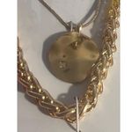 Laundry by Shelli Segal Laundry Shelli Segal Layered Necklace Earrings Set Gold Tone New in Box Gift Photo 3