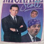 Gildan the office michael scott graphic cropped t shirt Photo 3