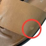 Donald Pliner  Fifi Leather Platform Thong Sandals Tan Brown Women's 8.5M Photo 2