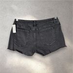 Arizona Jeans Arizona Jean Co. Black Denim Shorts Women’s Sz 5 Shortie 2.5” Inseam Raw Hem NWT Photo 1