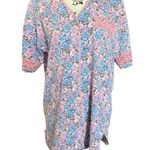 Victoria's Secret Vintage  Gold Label Floral Nightgown Sleep Shirt Pajama Small P Photo 2