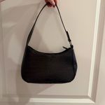 Urban Outfitters  Black Croc-Textured Shoulder Bag Photo 1