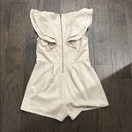 NWT Day + Moon light tan suede romper Sz M Size M Photo 3