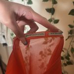 Urban Outfitters  Long Sleeve Ruched Mesh Button Up Blouse Photo 3