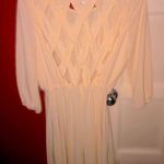 Gianni Bini  GB Juniors Boho Farmhouse Cream Dress Photo 10