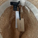 Halogen  Straw Hat with Black‎ Ribbon NEW NWT Photo 4