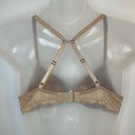 SO Intimates Beige Lace Padded Underwire Bra Size 34B Photo 2