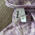 Pact  Purple Floral Open Back Short Sleeve Dress - Size XL Photo 3