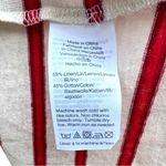 Madewell ‎ Red and Cream Striped Tank V-neck Dress Size L Photo 3