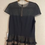 Nordstrom SHO NWT  black tan tiered dress size 12 Photo 3