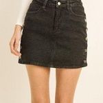 Black Denim Skirt Size M Photo 0