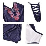 Maternity Navy Blue V Photo 3