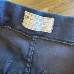 Free People Pull On Jeans Jeggings Skinny Raw Hem Dark Blue 26 Stretch Comfy Photo 3