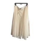 Oddy Oddi Womens Plus Size 3XL Cream Tulle Maxi Skirt Romantic Whimsical Photo 2