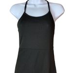 Romwe  ‎ black ruched spaghetti strap dress Photo 1