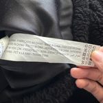 ZARA Black Teddy Jacket Women’s Size Small Faux Shearling Button-Up Cozy Casual Outerwear Photo 5