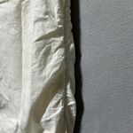 Anthropologie Cap sleeve collared Linen Blend Mini Dress White Size 1X new Photo 6