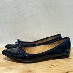 Corso Como ‎ Blue Patent Leather Pointed Toe Recital Bow Slip On Flats - 6.5M Photo 4