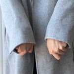 Reiss  Millie Wool Blend Longline Overcoat, Grey, Size 6 Photo 7