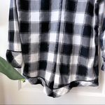 Victoria's Secret Victoria’s Secret Buffalo Plaid Romper Sleep Long Sleeve Black White Silver XS Photo 10