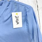 ZARA  Shirt Women Size Small Light Blue Long Sleeve Button Down Blouse Casual Photo 1