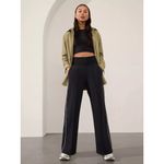 Athleta L Midday Relaxed Shirt Olive Branch Green Large Photo 1