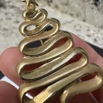 Signed Danecraft Gold Tone Christmas Tree Holiday Brooch Pin Photo 4