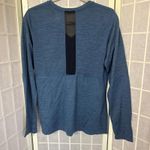 Smartwool Blue Preppy Gorpcore Hiking Intraknit Merino Wool BaseLayer Top Sz Med Photo 1