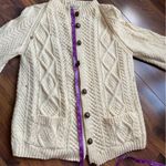 Glenairn Hand Knitted in Donegal Highlands Cardigan Chunky Wool Sweater Size undefined Photo 14