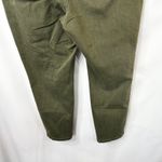 Torrid  Plus Size 18 Jeans Ankle Cropped Olive Green Button Fly Skinny Mid 1598 Photo 5