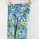 Aerie Floral Patterned Leggings in Blue and Green Photo 1