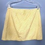 American Eagle  Vintage Y2K 90s Yellow Floral Cotton Tie-waist Mini Skirt 8 Photo 2