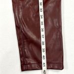 Pretty Little Thing  Women’s Faux Leather Pleated Trendy Cropped Trousers‎ Size 10 Photo 12