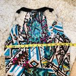 5/$25 Can’t Miss Abstract Geometric Bodycon Mini Dress draped neckline Size undefined Photo 3