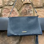 Gi Gi New York Navy leather python embossed clutch Rachel Zoe Box of Style Photo 0