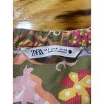 ZARA  Womens Size Small Long Sleeve Colorful Embroidered Tunic Shirt Peasant Boho Photo 2