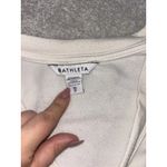 Athleta NWT  Recharge Sweatshirt Womens XS Cream Extra Small Photo 5