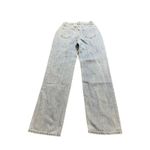 No. 1 Los Angeles Lace Up Rave Festival Relaxed Jeans Light‎ Wash Size Small Blue Photo 7